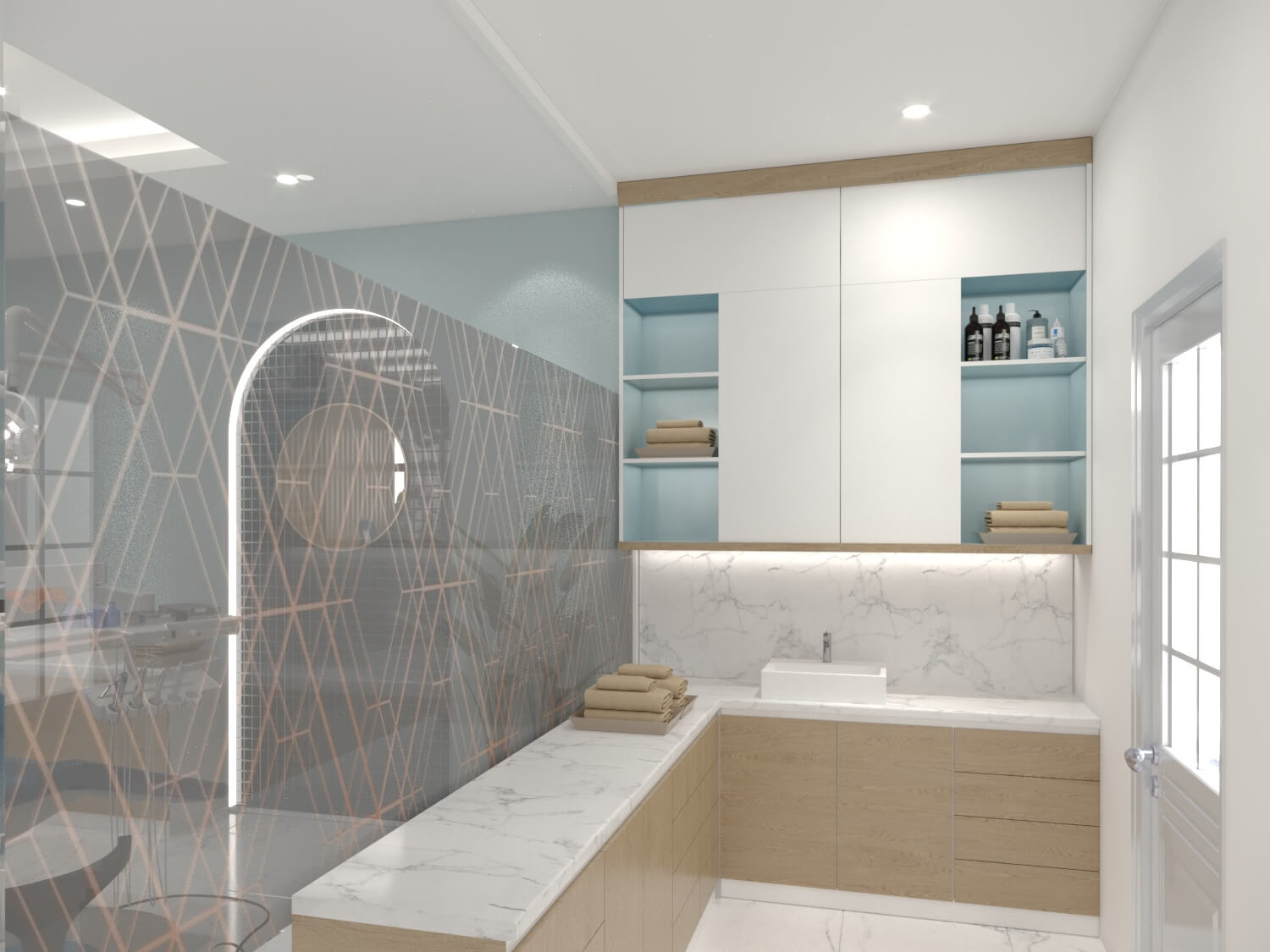 Thiết kế thi công phòng khám nha khoa Trần Hạnh – Hưng Yên