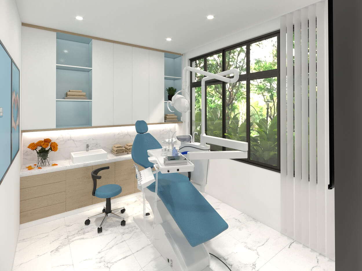 Không gian khu vực điều trị VIP
