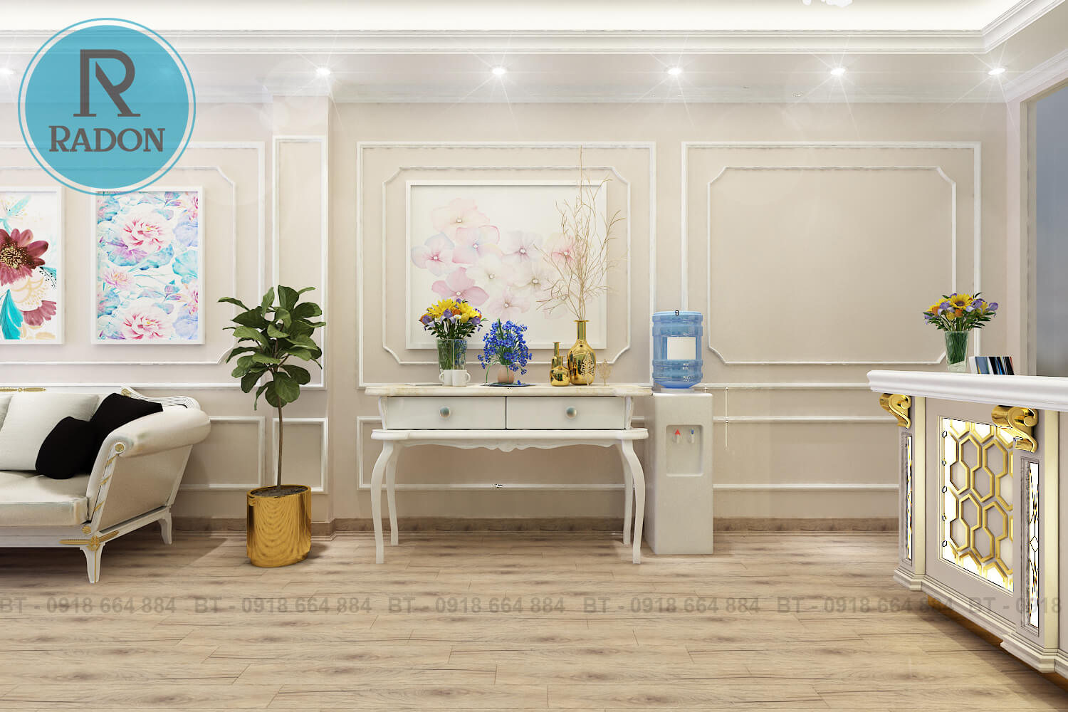 Những mảng màu hiện đại, sang trọng của nha khoa Twinsmile