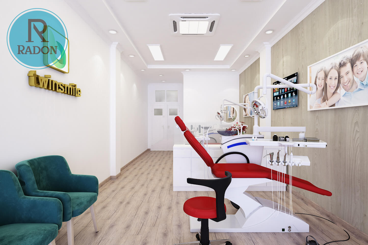 Không gian khu vực điều trị và tư vấn