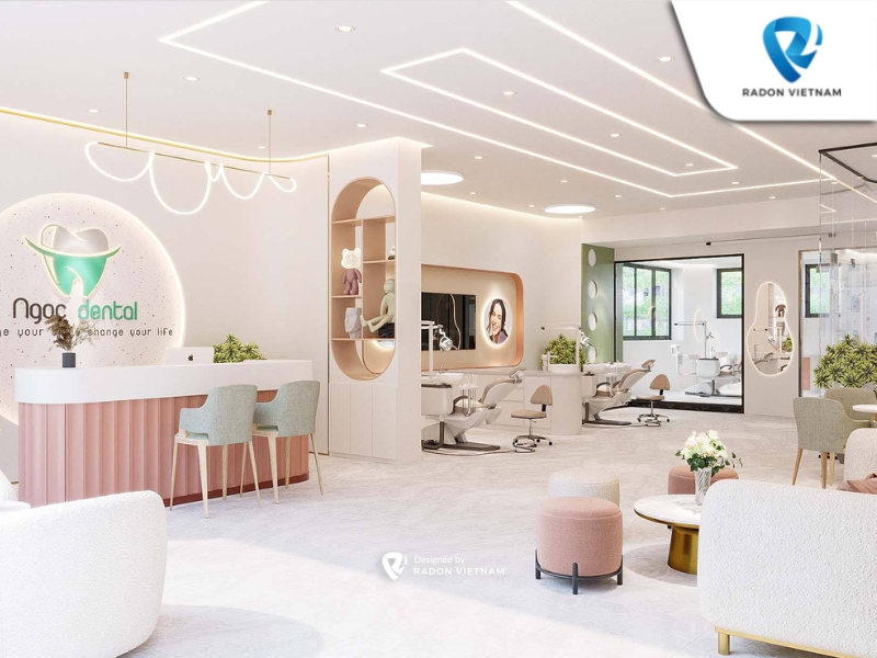 Tổng quan không gian phòng khám Ngoc Dental