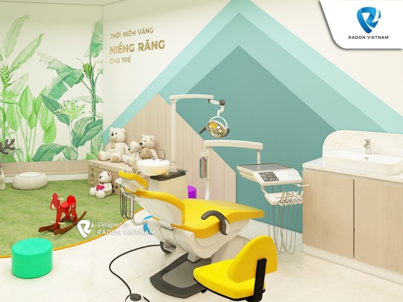 Ghế nha khoa trẻ em đảm bảo an toàn sẽ khiến các bạn nhỏ cảm thấy thoải mái hơn khi điều trị (Nguồn ảnh: Radon Việt Nam)