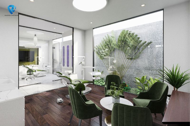 Mẫu thiết kế phòng khám Việt Mỹ (Nguồn ảnh: Radon Việt Nam)