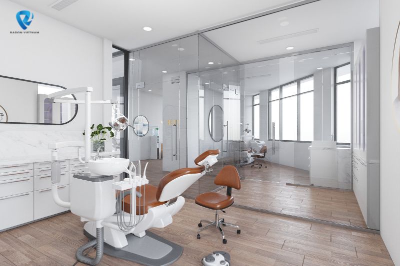 Mẫu thiết kế phòng khám HTC (Nguồn ảnh: Radon Việt Nam)