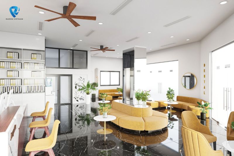 Mẫu thiết kế phòng khám HTC (Nguồn ảnh: Radon Việt Nam)