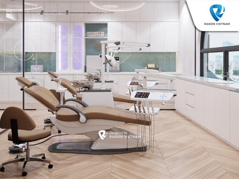 Khu vực vô trùng và chụp X-Quang nên đặt ở vị trí gần phòng điều trị để thuận tiện cho việc chẩn đoán (Nguồn ảnh: Radon Việt Nam)