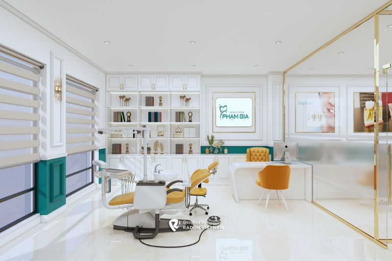 Thiết kế phòng khám nha khoa ấn tượng (Nguồn ảnh: Radon Việt Nam)