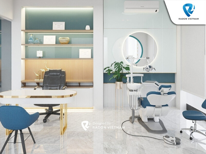 Khu vực tư vấn cũng được trang trí nội thất hiện đại, tinh tế