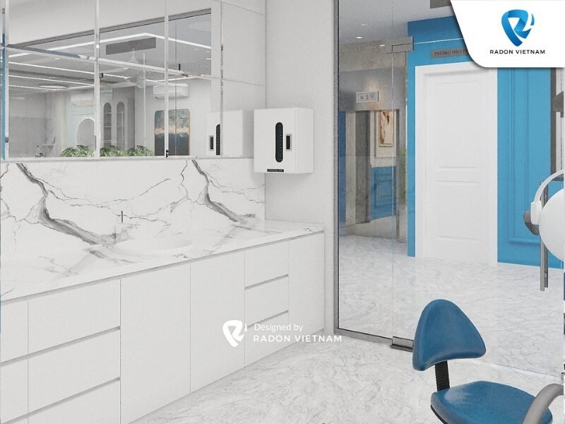 Khu vực phòng vô trùng riêng biệt với thiết bị tiên tiến - Nha khoa An Dental