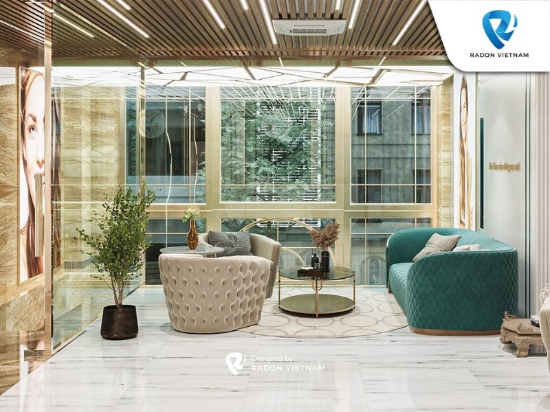Sảnh chờ và đón tiếp khách của nha khoa Best Choice
