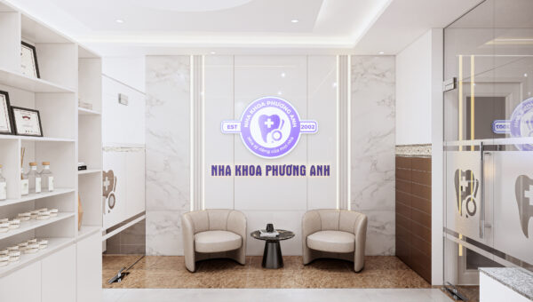 Màu be/xám đươc ưa chuộng trong thiết kế nội thất nha khoa