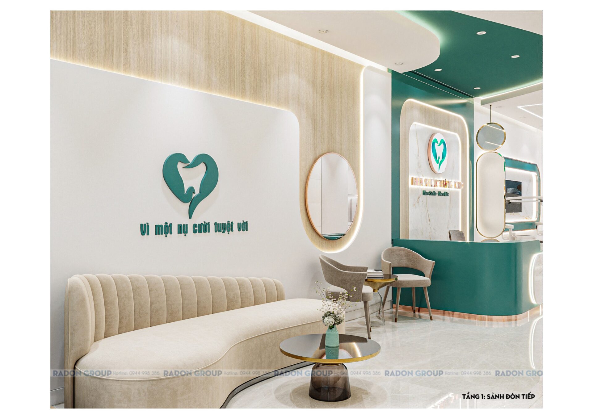 khu vực tiếp đón khách hàng 