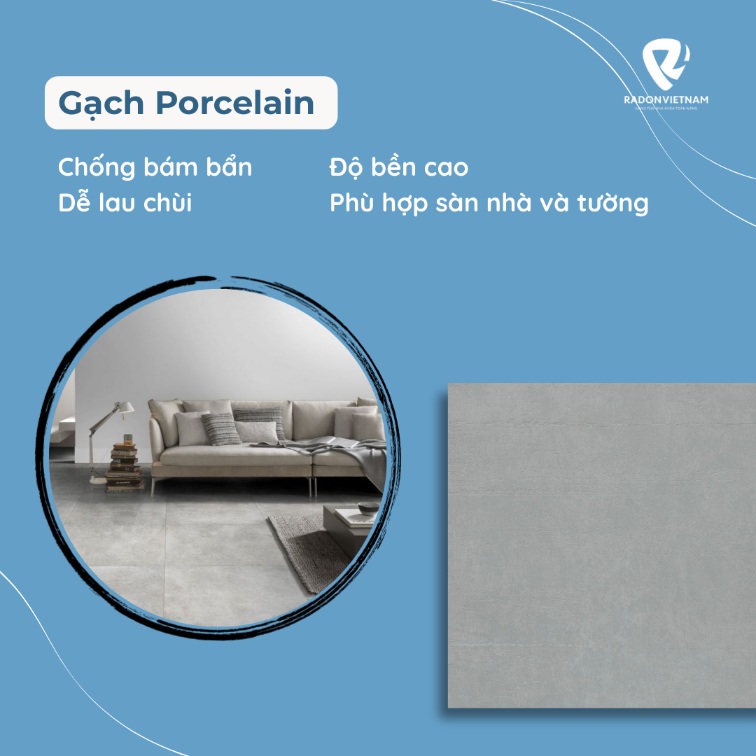 Gạch porcelain là lựa chọn tuyệt vời cho phòng khám nha khoa