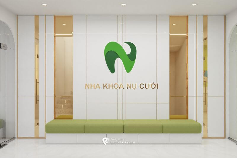 Nha khoa Nụ Cười Dental - Sắc xanh lá 'làm mưa làm gió' trong thiết kế nội thất nha khoa