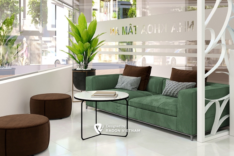 Nha khoa Tâm An - Sắc xanh 'thổi' làn gió tươi mát vào không gian