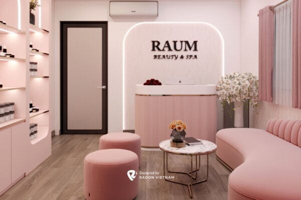 Raum Beauty & Spa - Không gian hồng sang chảnh, ngọt ngào 'cưng xỉu'