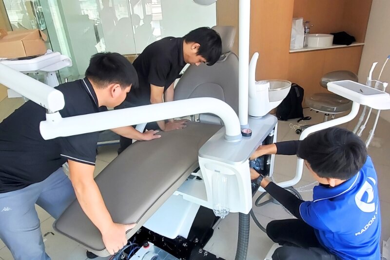 Dự án lắp ghế Fengdan BZ637 Luxury - Nha khoa Bonjour